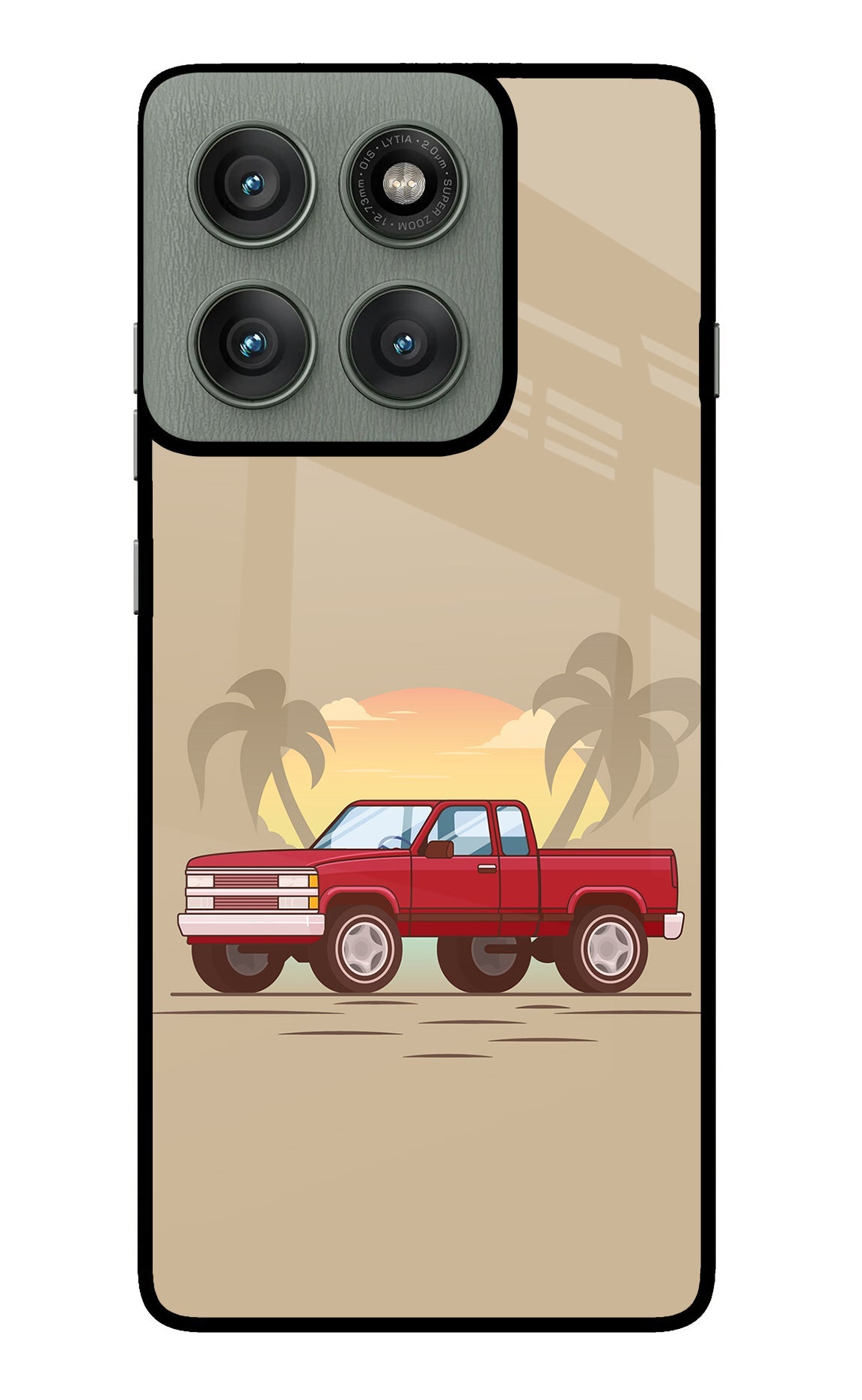 Desert Classic Drive Moto Edge 60 Pro Back Cover