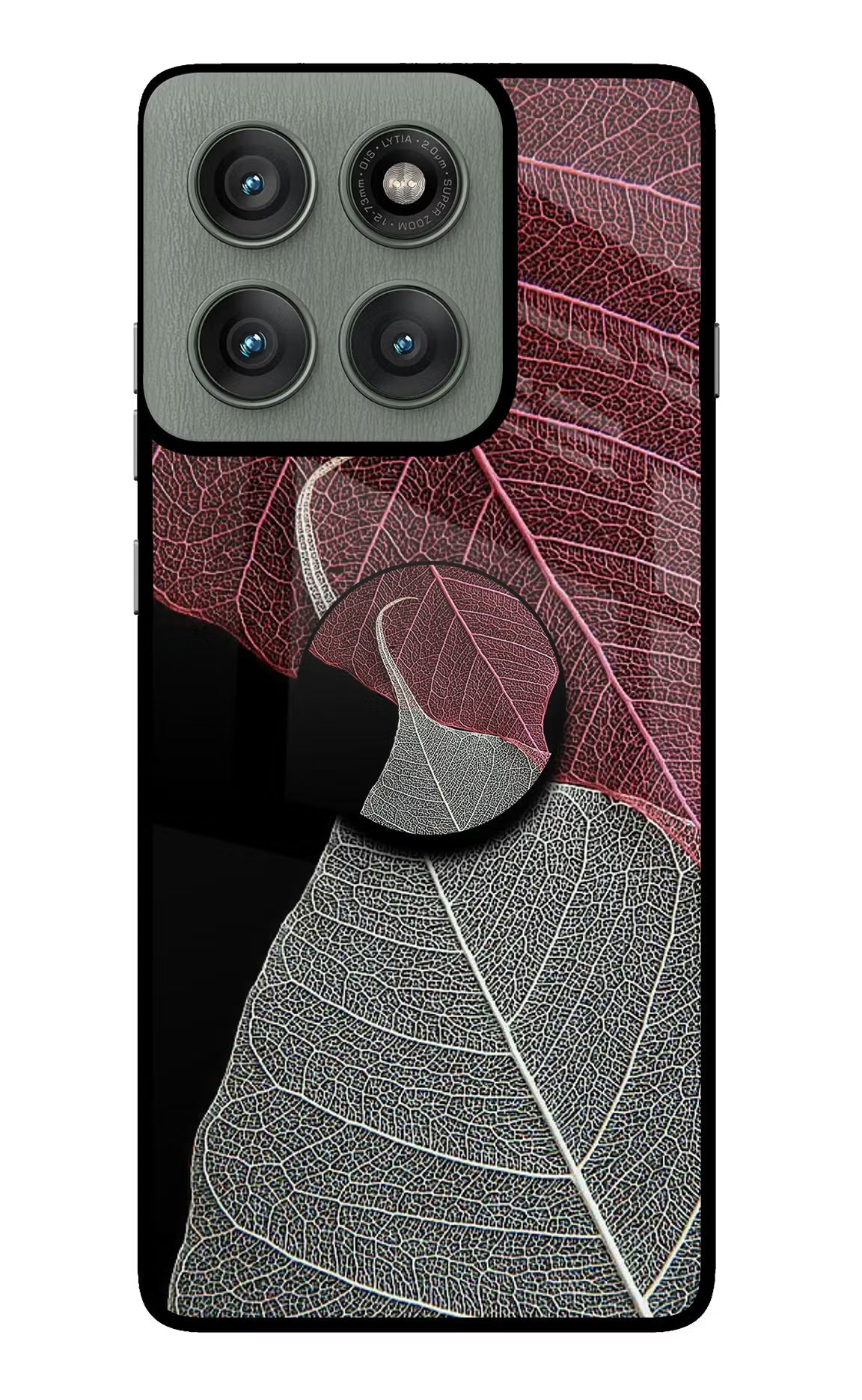 Leaf Pattern Moto Edge 60 Pro Pop Case