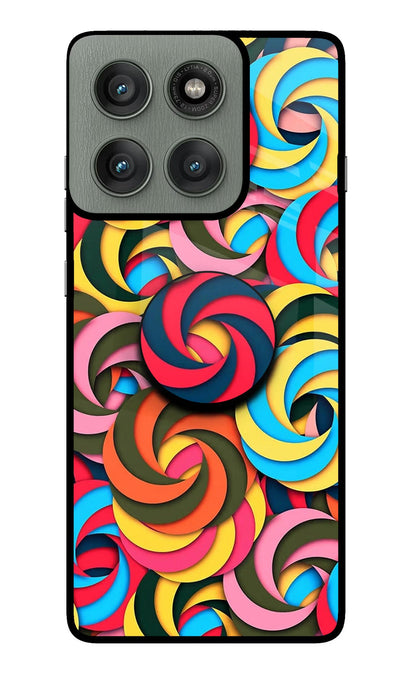Spiral Pattern Moto Edge 60 Pro Pop Case