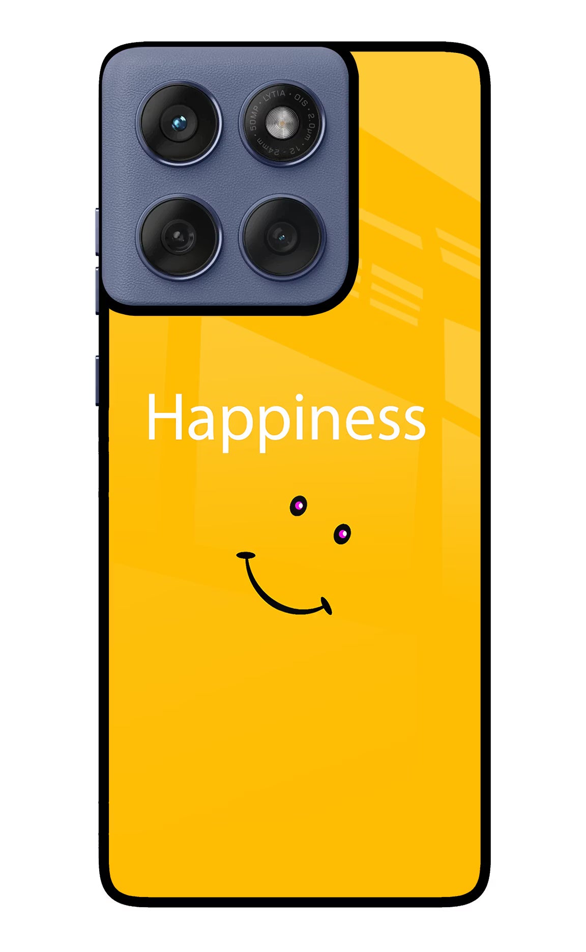 Happiness With Smiley Moto Edge 60 Fusion Back Cover