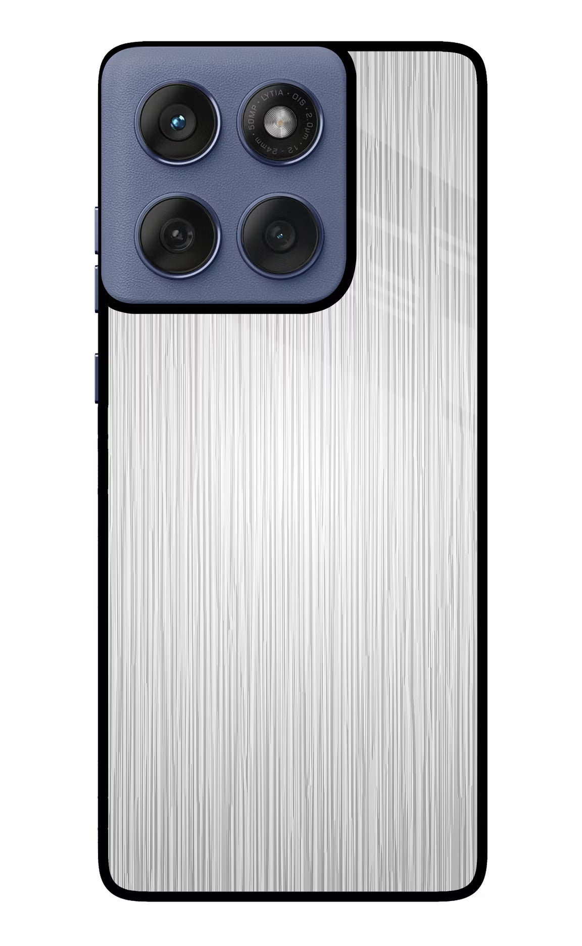 Wooden Grey Texture Moto Edge 60 Fusion Back Cover