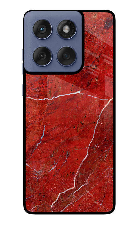 Red Marble Design Moto Edge 60 Fusion Back Cover