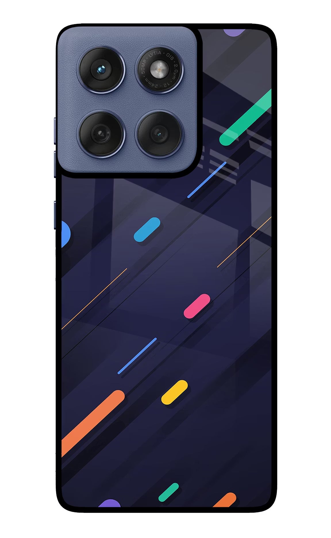 Abstract Design Moto Edge 60 Fusion Glass Case