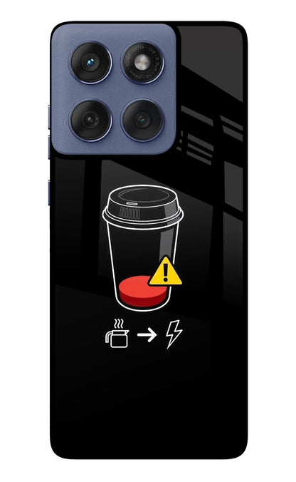 Coffee Moto Edge 60 Fusion Back Cover