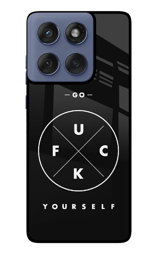 Go Fuck Yourself Moto Edge 60 Fusion Glass Case