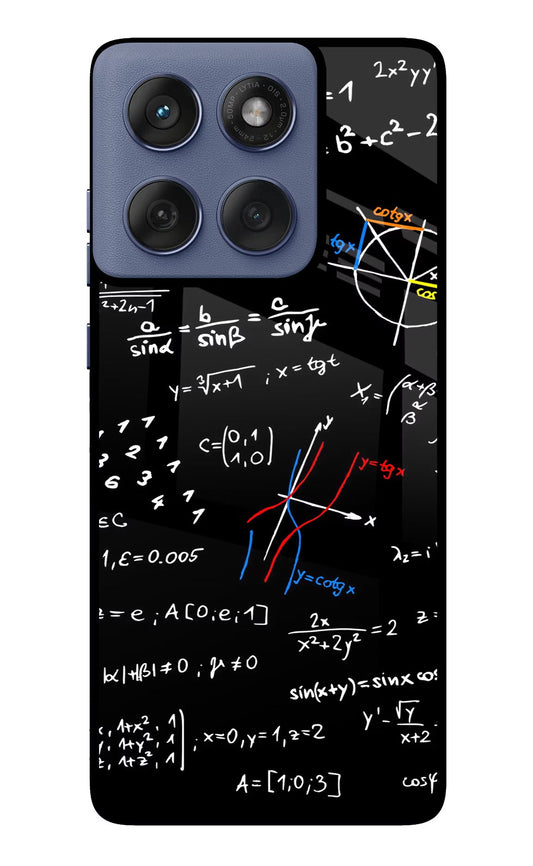 Mathematics Formula Moto Edge 60 Fusion Back Cover