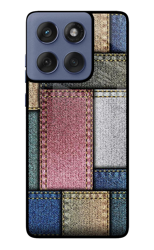 Multicolor Jeans Moto Edge 60 Fusion Glass Case