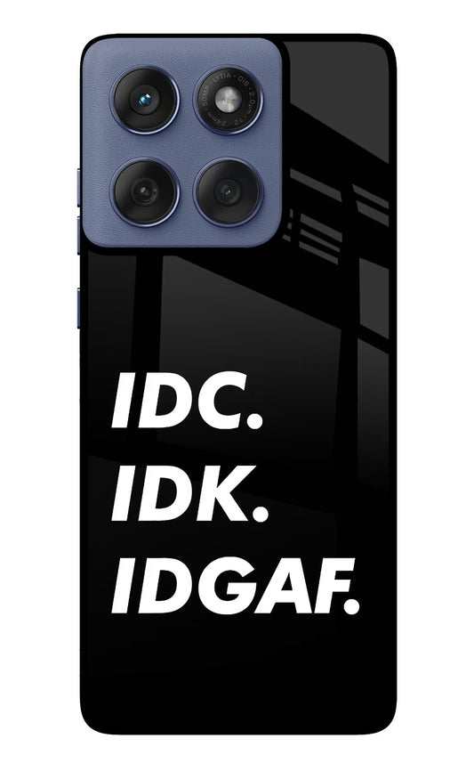 Idc Idk Idgaf Moto Edge 60 Fusion Back Cover