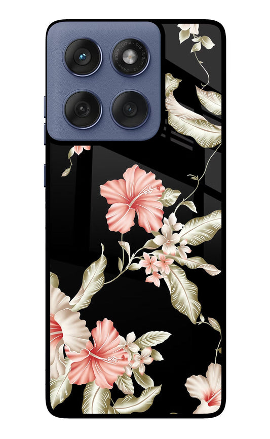 Flowers Moto Edge 60 Fusion Glass Case