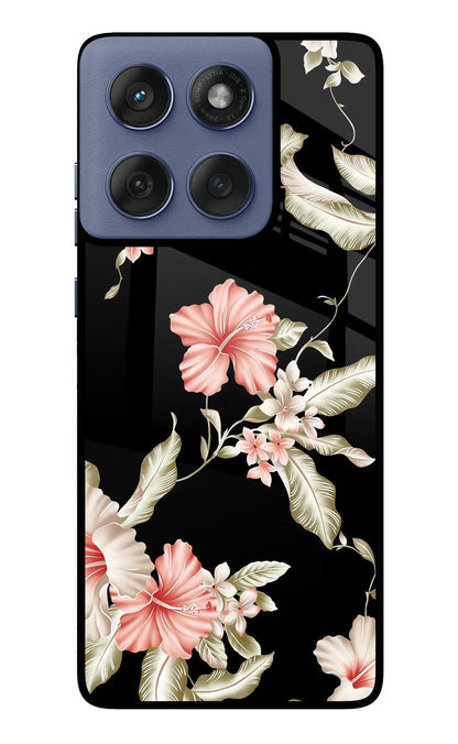Flowers Moto Edge 60 Fusion Back Cover