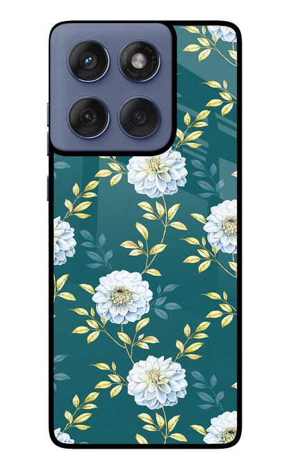 Flowers Moto Edge 60 Fusion Back Cover