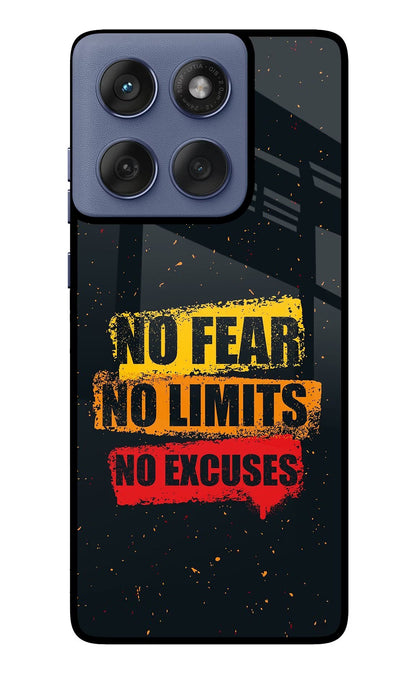 No Fear No Limits No Excuse Moto Edge 60 Fusion Back Cover
