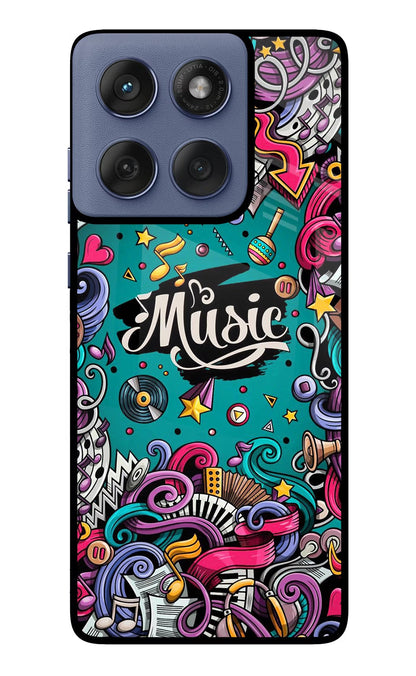 Music Graffiti Moto Edge 60 Fusion Back Cover