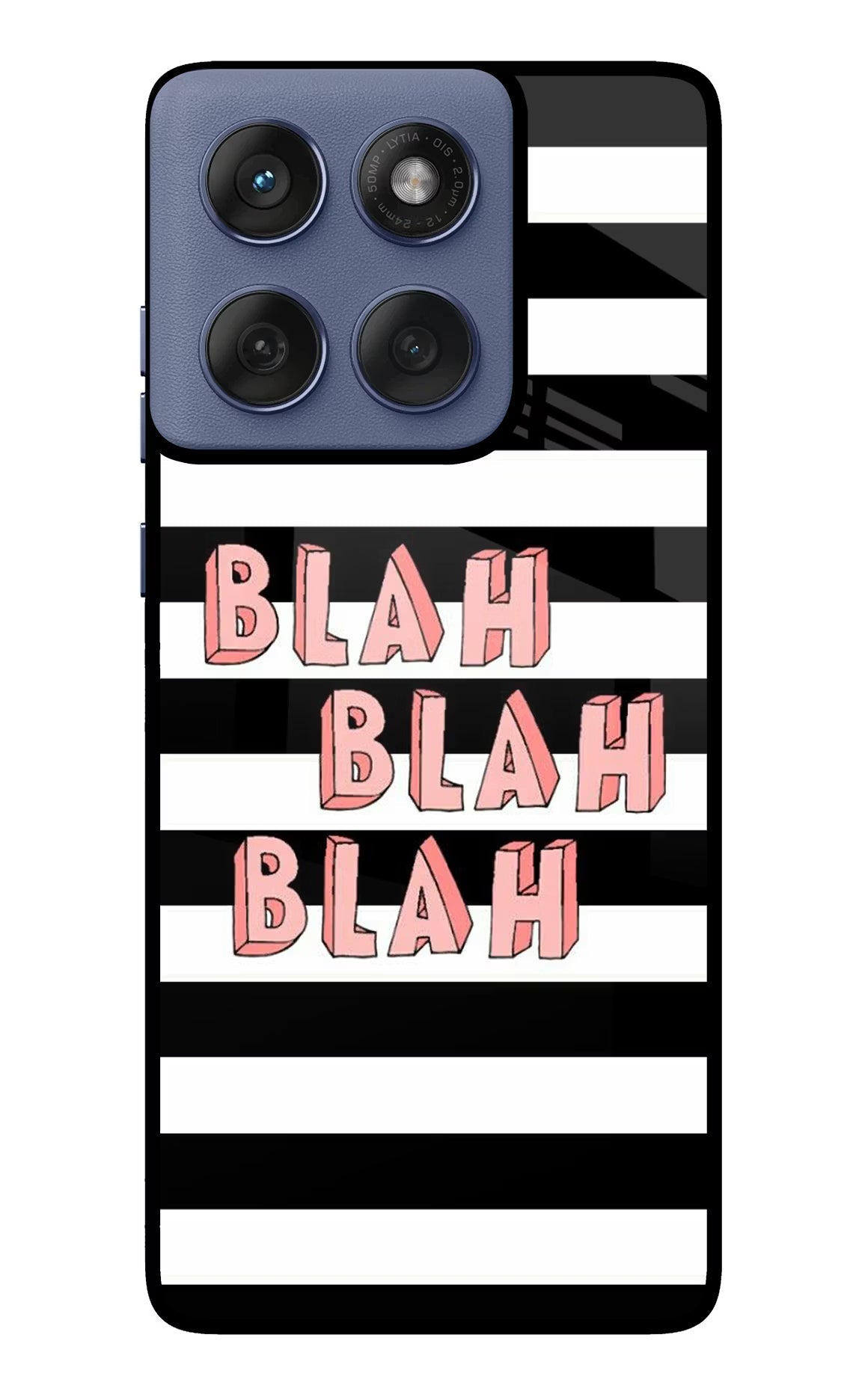Blah Blah Blah Moto Edge 60 Fusion Back Cover