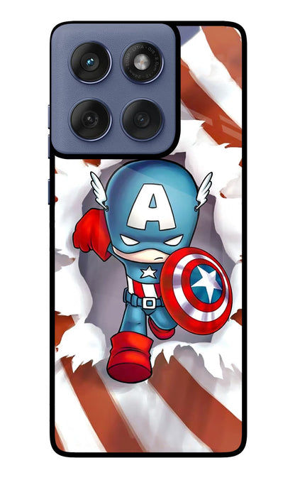 Captain America Moto Edge 60 Fusion Back Cover