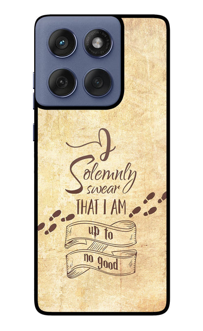 I Solemnly swear that i up to no good Moto Edge 60 Fusion Back Cover