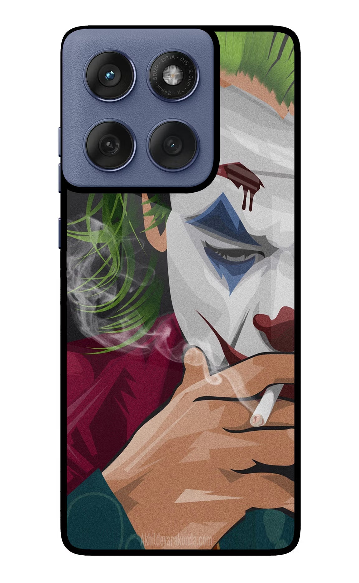 Joker Smoking Moto Edge 60 Fusion Glass Case