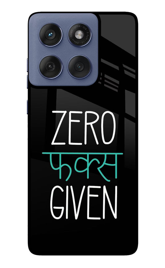 Zero Fucks Given Moto Edge 60 Fusion Back Cover