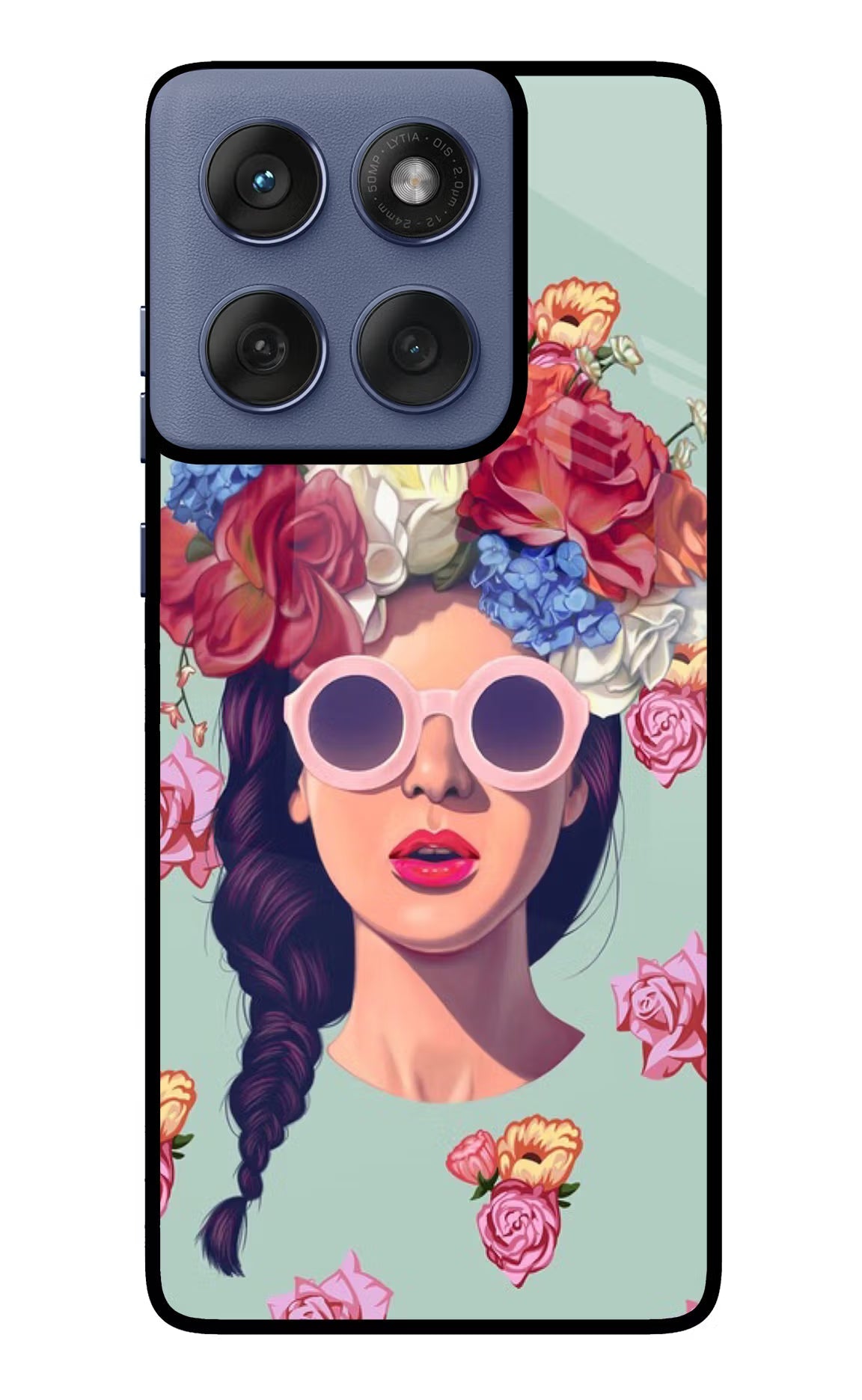 Pretty Girl Moto Edge 60 Fusion Glass Case