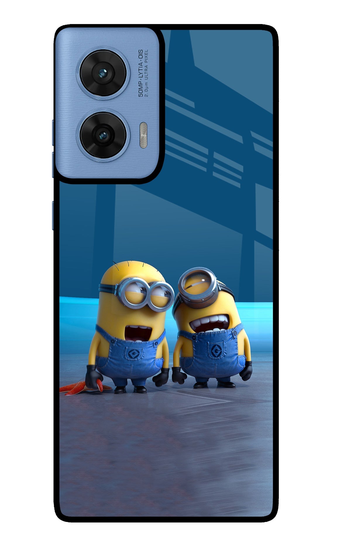 Minion Laughing Moto Edge 60 Fusion Back Cover
