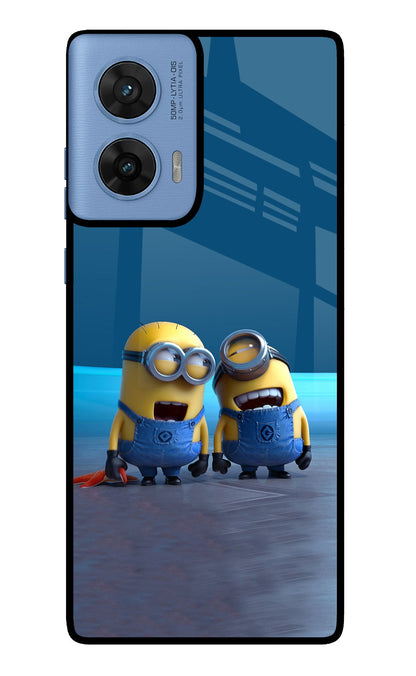 Minion Laughing Moto Edge 60 Fusion Back Cover
