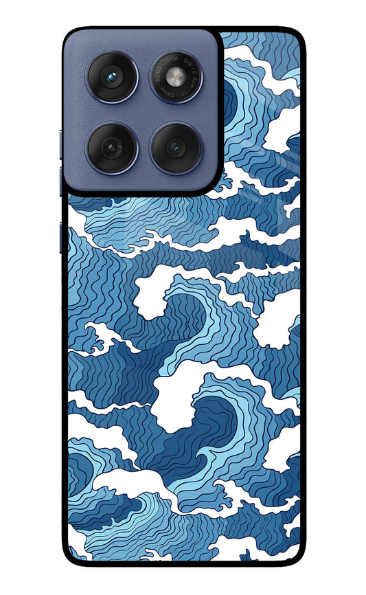 Blue Waves Moto Edge 60 Fusion Glass Case