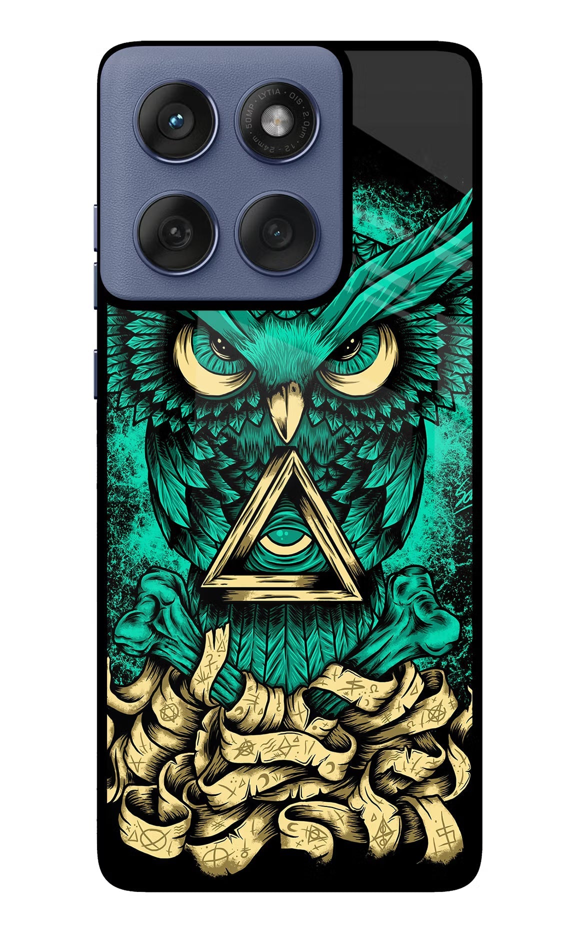 Green Owl Moto Edge 60 Fusion Back Cover