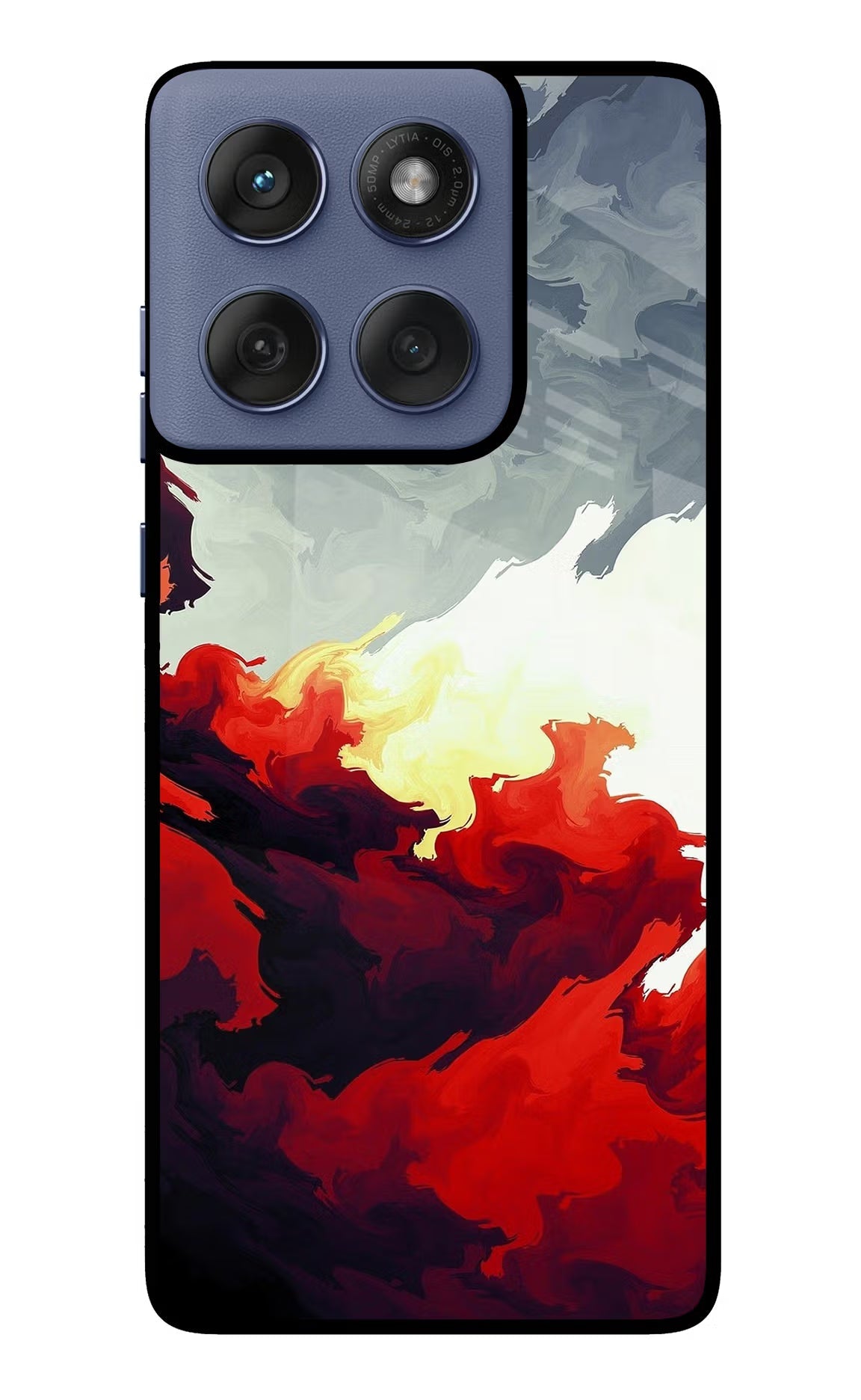 Fire Cloud Moto Edge 60 Fusion Back Cover