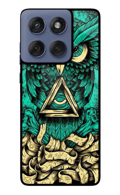 Green Owl Moto Edge 60 Fusion Back Cover