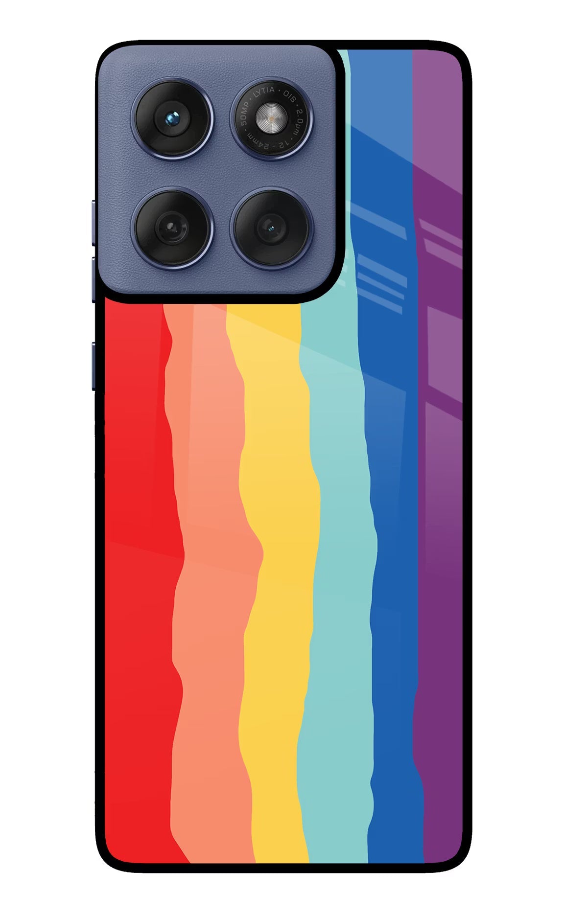 Rainbow Moto Edge 60 Fusion Back Cover
