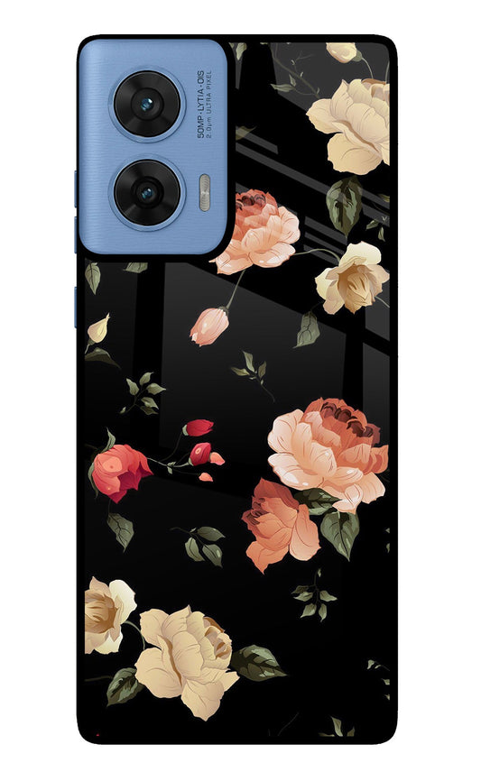 Flowers Moto Edge 60 Fusion Back Cover