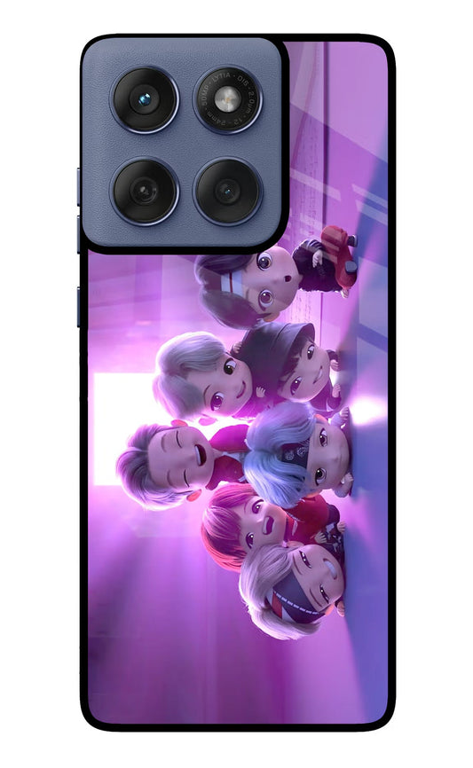 BTS Chibi Moto Edge 60 Fusion Back Cover