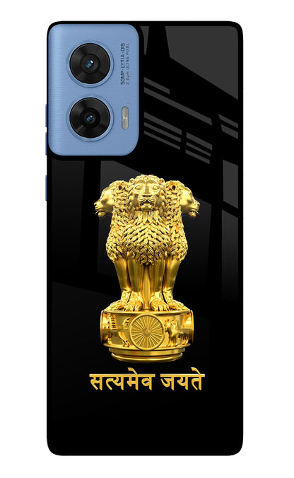 Satyamev Jayate Golden Moto Edge 60 Fusion Back Cover