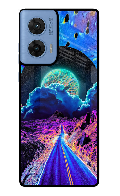 Psychedelic Painting Moto Edge 60 Fusion Back Cover