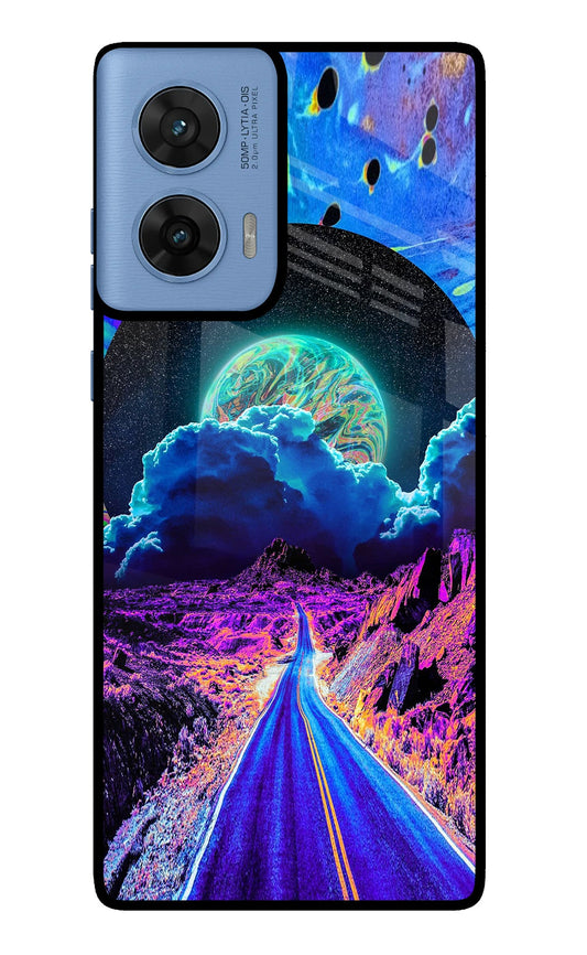 Psychedelic Painting Moto Edge 60 Fusion Back Cover