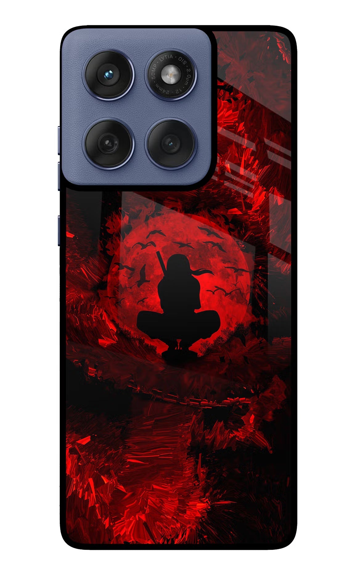 Itachi Uchiha Moto Edge 60 Fusion Glass Case