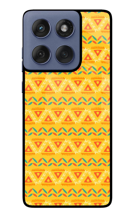 Tribal Pattern Moto Edge 60 Fusion Glass Case