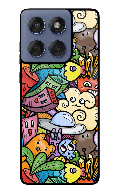 Veggie Doodle Moto Edge 60 Fusion Back Cover