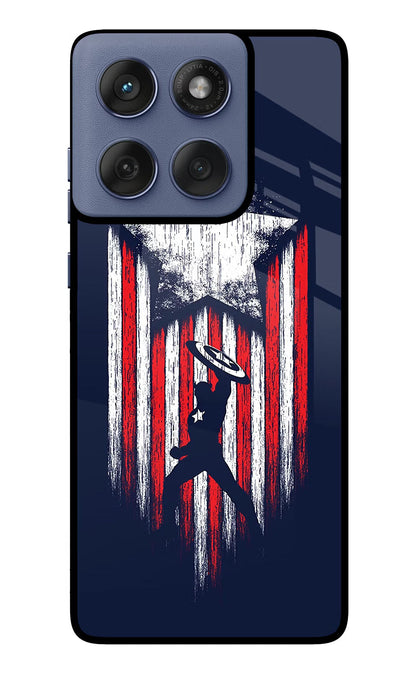 Captain America Marvel Art Moto Edge 60 Fusion Back Cover