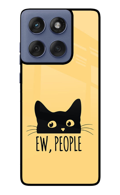 Ew People Catitude Moto Edge 60 Fusion Back Cover