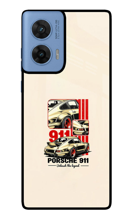 Classic Porsche 911 Moto Edge 60 Fusion Glass Case