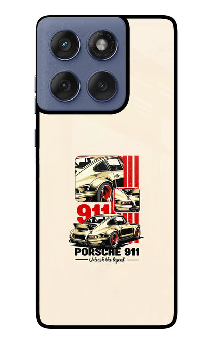Classic Porsche 911 Moto Edge 60 Fusion Back Cover