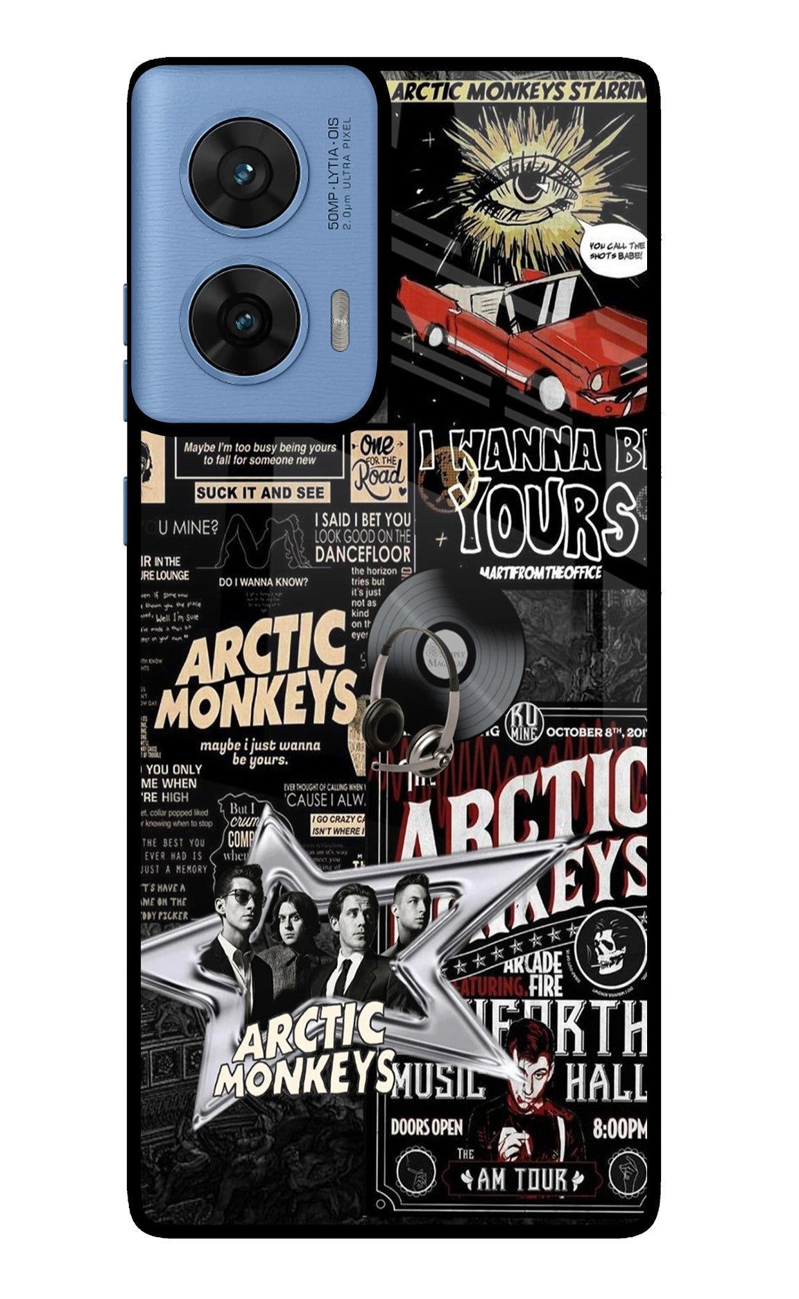 Arctic Monkeys Moto Edge 60 Fusion Back Cover