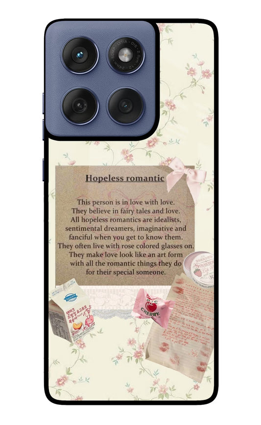 Hopeless Romantic Moto Edge 60 Fusion Back Cover