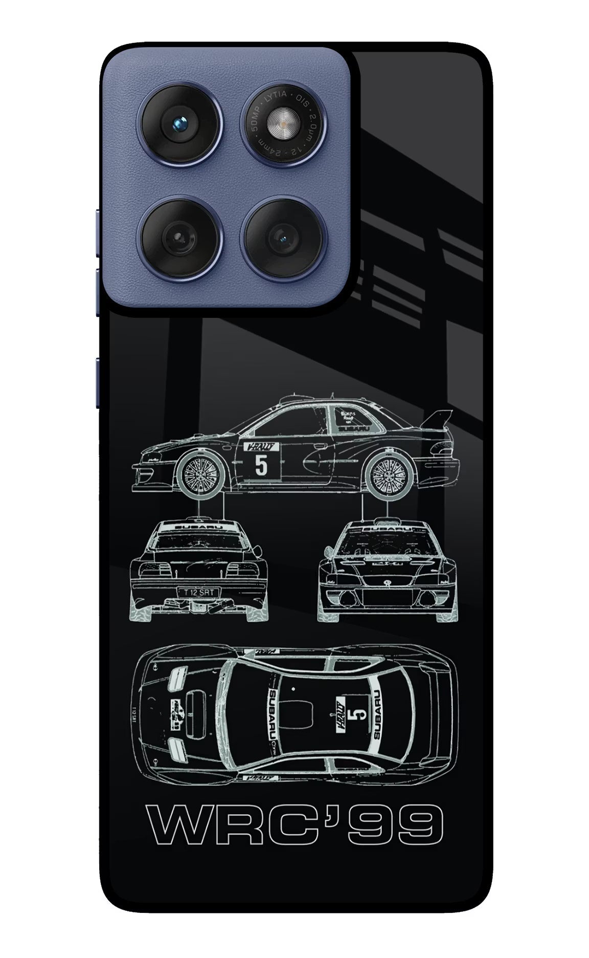 WRC'99 Moto Edge 60 Fusion Back Cover