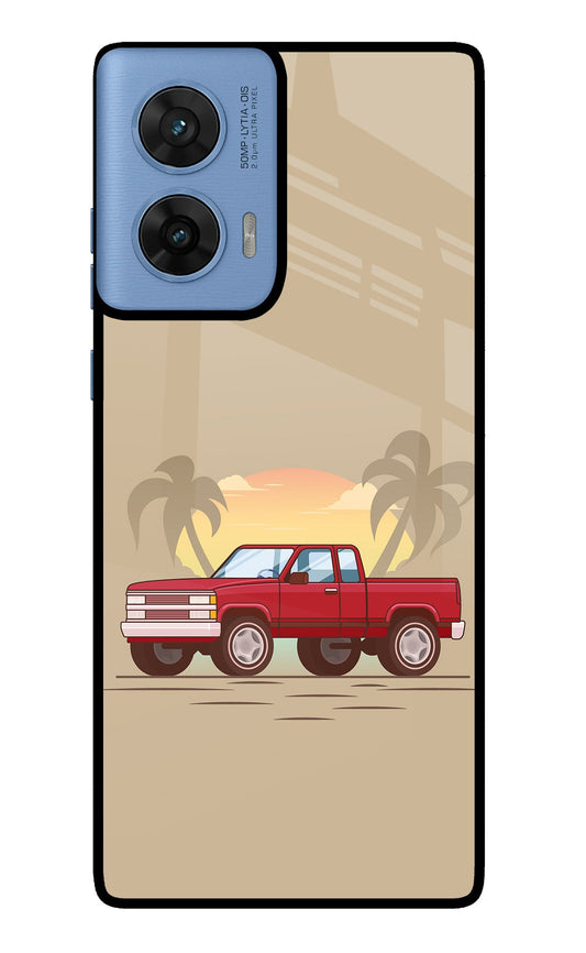 Desert Classic Drive Moto Edge 60 Fusion Glass Case