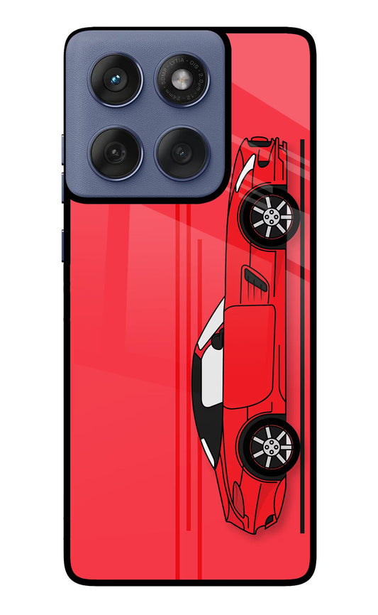 Red Velocity Moto Edge 60 Fusion Back Cover