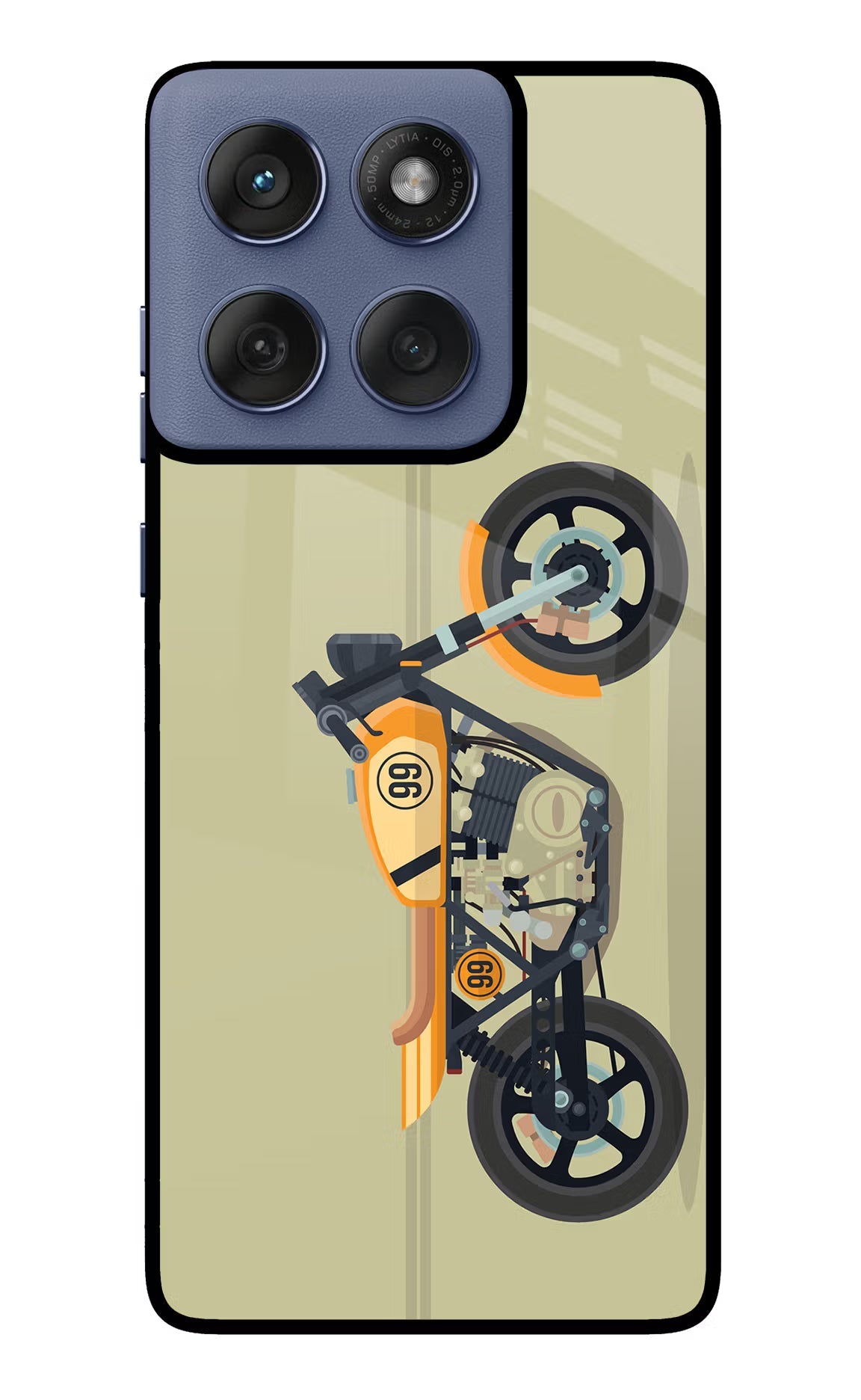 Vertical Speedster Moto Edge 60 Fusion Back Cover