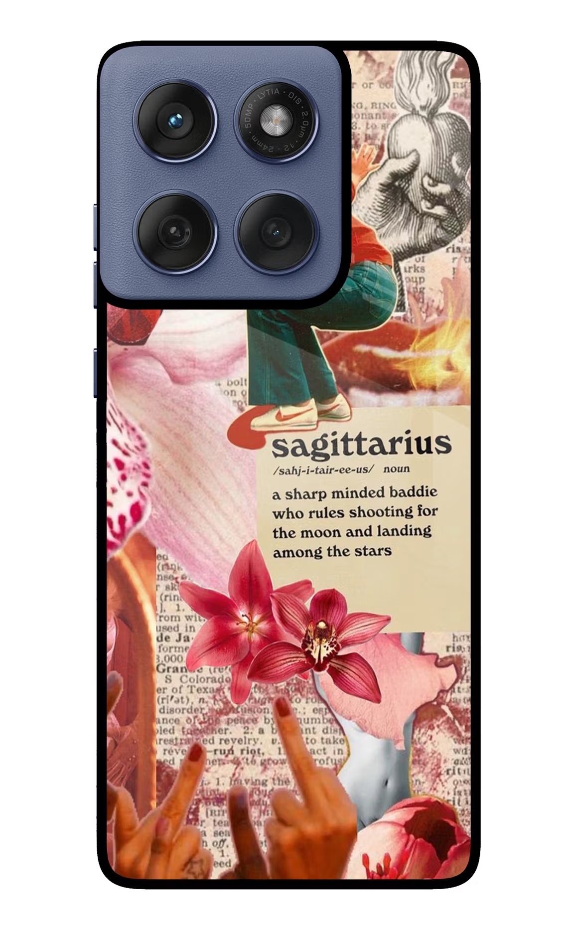 Sagittarius Zodiac Moto Edge 60 Fusion Back Cover
