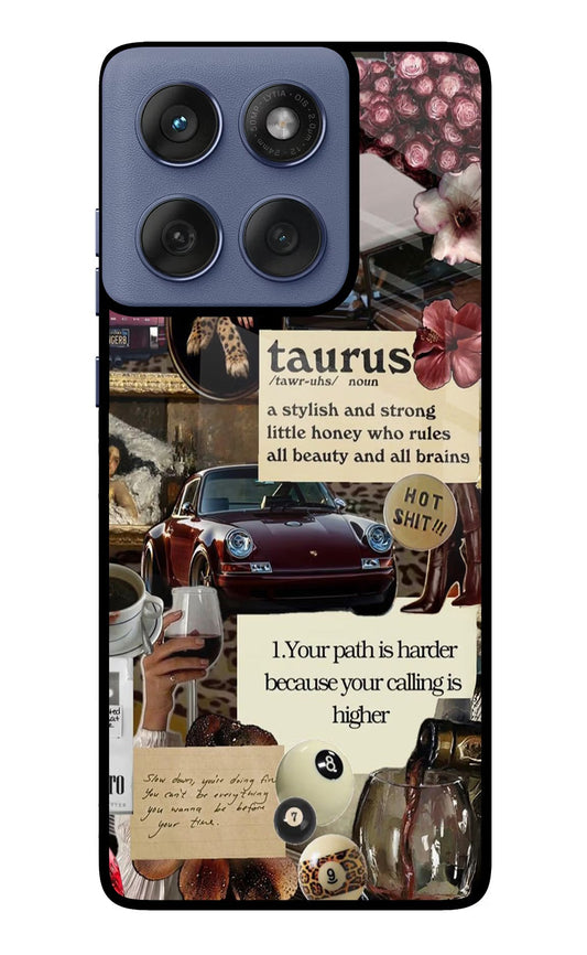 Taurus Zodiac Moto Edge 60 Fusion Back Cover